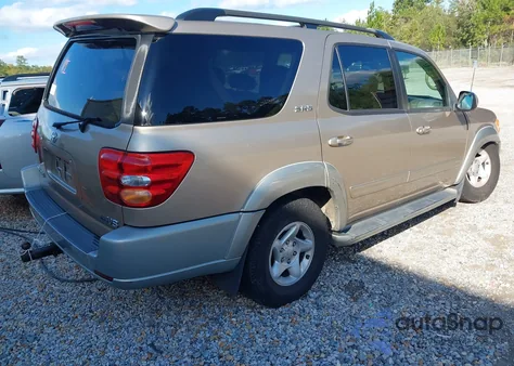 2001 Toyota Sequoia Sr5 V8 from USA, damaged, VIN 5TDZT34A01S037647